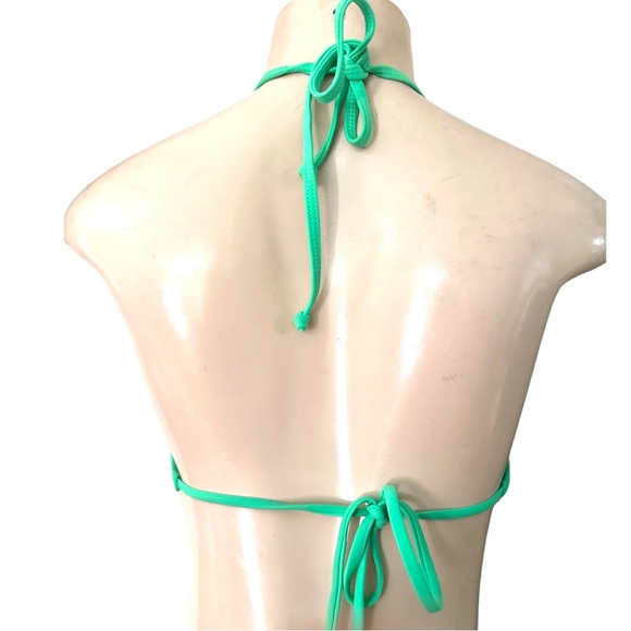 NWT BODY GLOVE DRAPED HILO SMOOTHIES BIKINI TOP Green - Picture 3 of 5